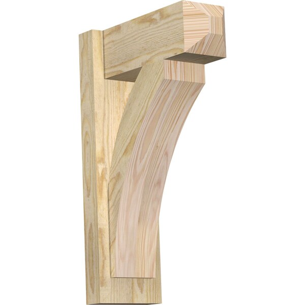 Ekena Millwork Thorton Craftsman Rough Sawn Outlooker, Douglas Fir, 6"W x 14"D x 22"H OUT06X14X22THR04RDF - main